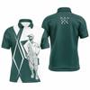 Golf Shirt Men's Summer Outdoor Sports T-Shirt Quick-Drying Casual Golf Shirt Fashion Printed Top