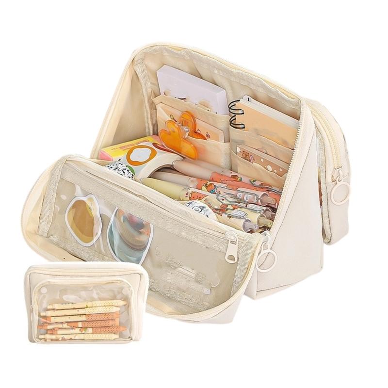 Large Capacity Pencil Case Aesthetic Pen Bag School Supplies for Organizing Pen Markers And Accessories