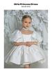Cross-Border Puff Sleeve Princess Dress for Girls - Flower Girl, Wedding, Birthday, Party, or Piano Performance.