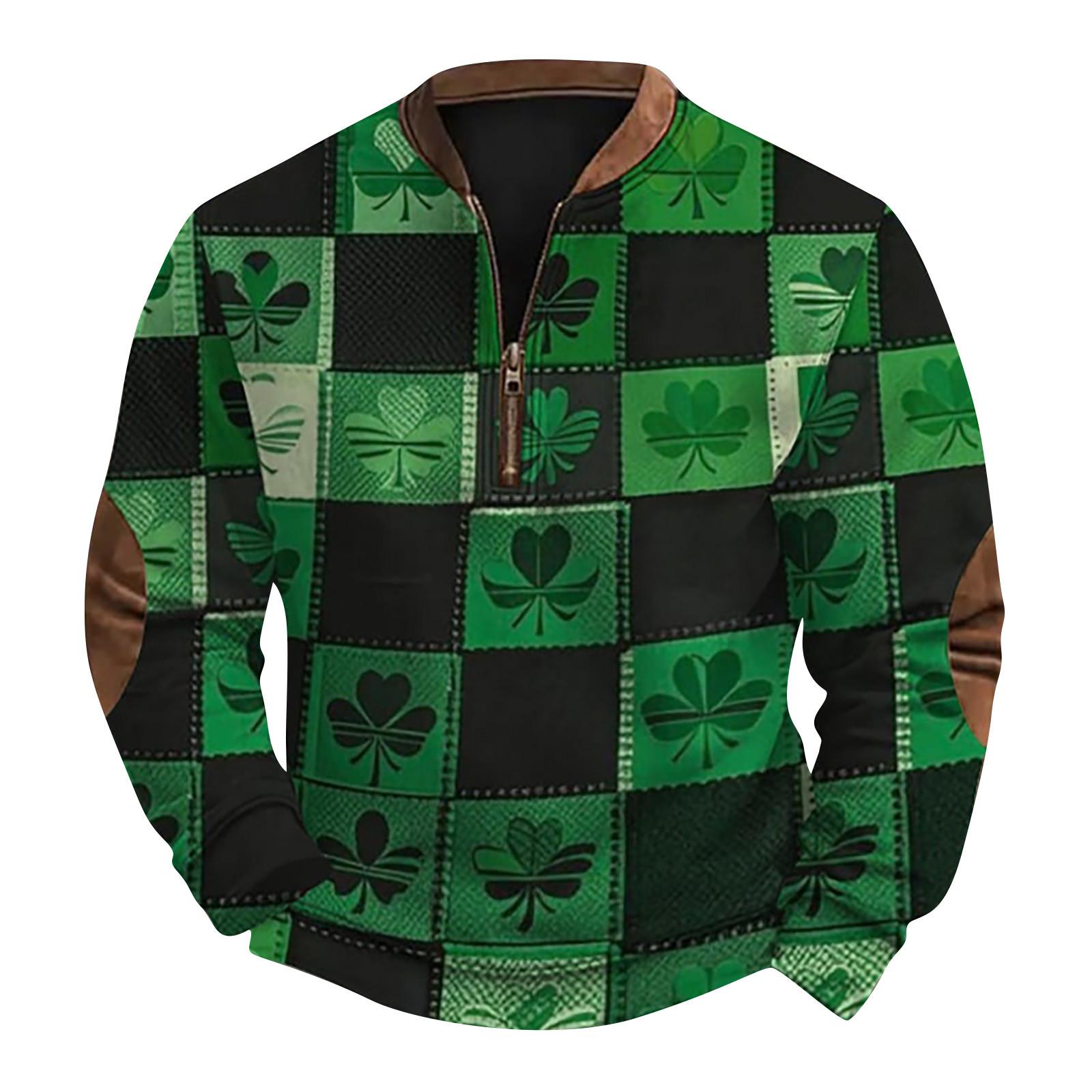 

Мужская повседневная толстовка в стиле ретро с градиентным принтом M зелёный