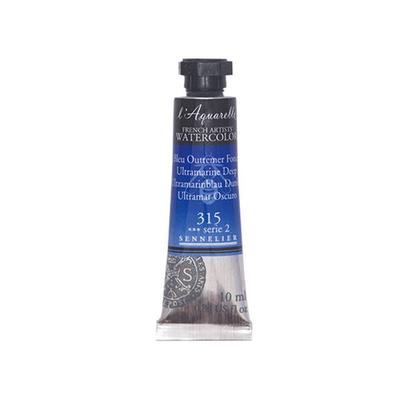 Aquarellfarbe - Sennelier - Tube 10ml S2 - Ultramarin tief (315) - Hohe Qualität – Gemischt