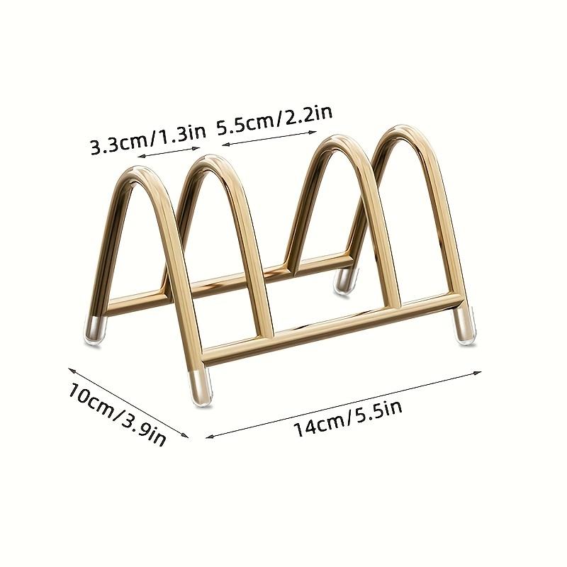 Heavy-Duty Stainless Steel Kitchen Organizer Multi-Tier Countertop Storage Rack For Utensil Plate, Cutting Board & Knife Holder