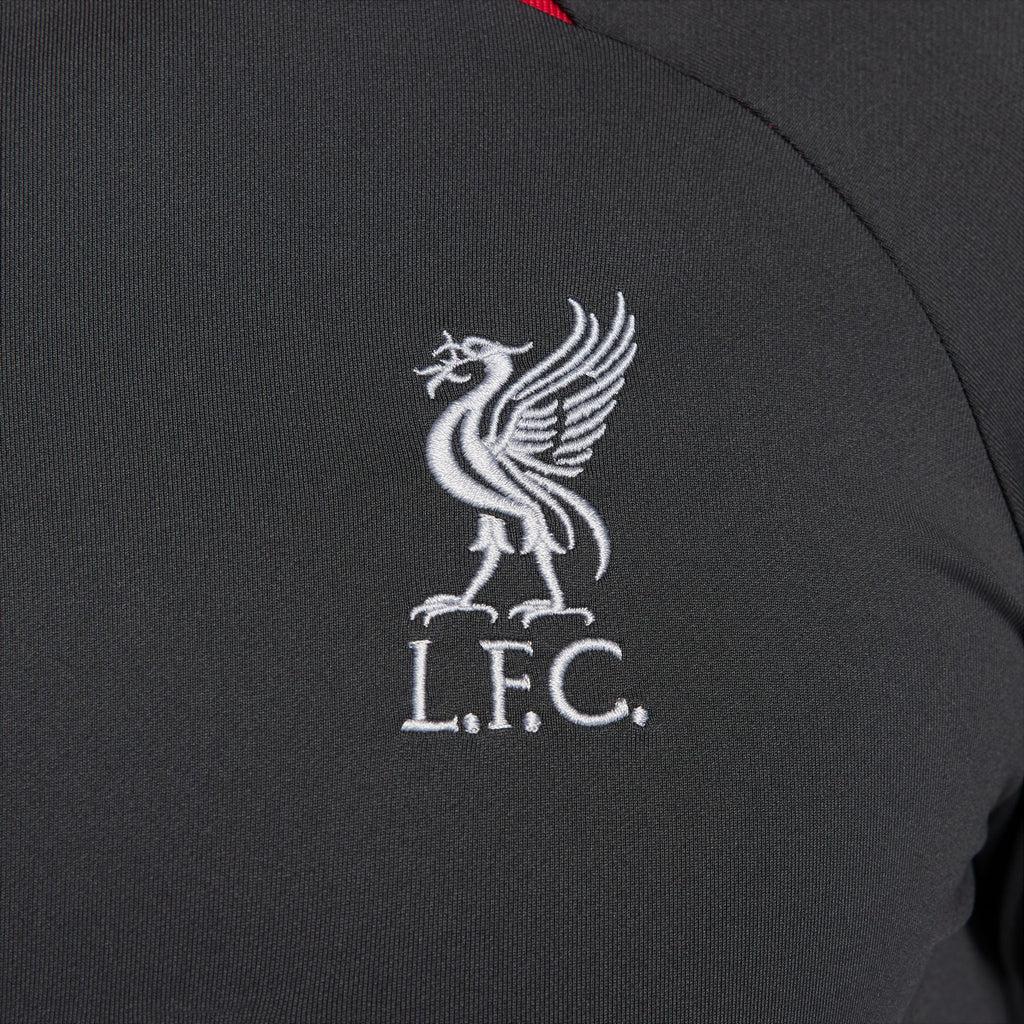 Nike X Liverpool FC Dri-Fit Letter Pattern Dry Comfortable Fitted Football Shirt Men Tops Black FD7090-063