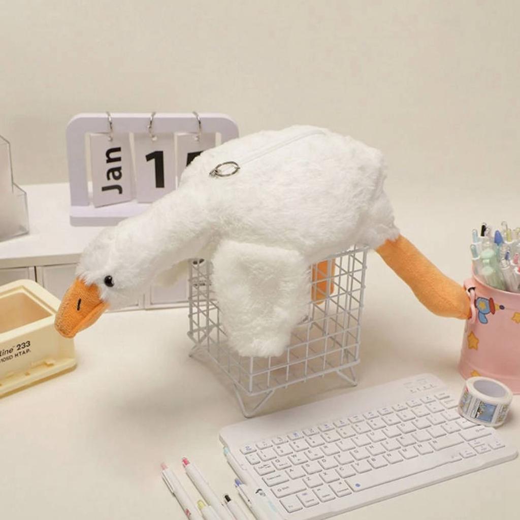 Big Plush Pen Case, Student Fun Animal Cartoon Stationery Storage Bag, Cute And Unique