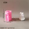 Easy To Clean Silicone Candle Molds Fondant Moulds Squirrel Shape Resin Project Moulds Silicone Texture for Candle