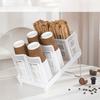 Multifunctional Paper Cup Dispenser Single/Double Row Coffee Cup Storage Rack  Milk Tea Shop