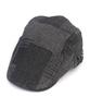 Yunibeosyeolkemiseuteuli Patchwork Black Denim Hunting Cap