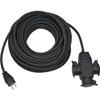 Power Strip - Brennenstuhl - 1167820301 - 25m - 3 AC Outlets - Outdoor - Black