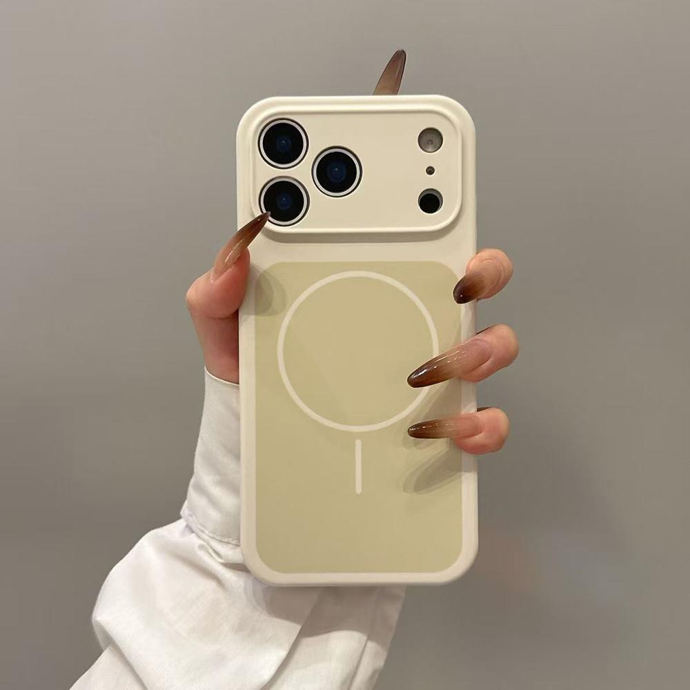 Original Liquid Silicone Pure Color Phone Case For iPhone 17 Pro Max 17Pro 17 Air For Magsafe Magnetic Wireless Charging Cover