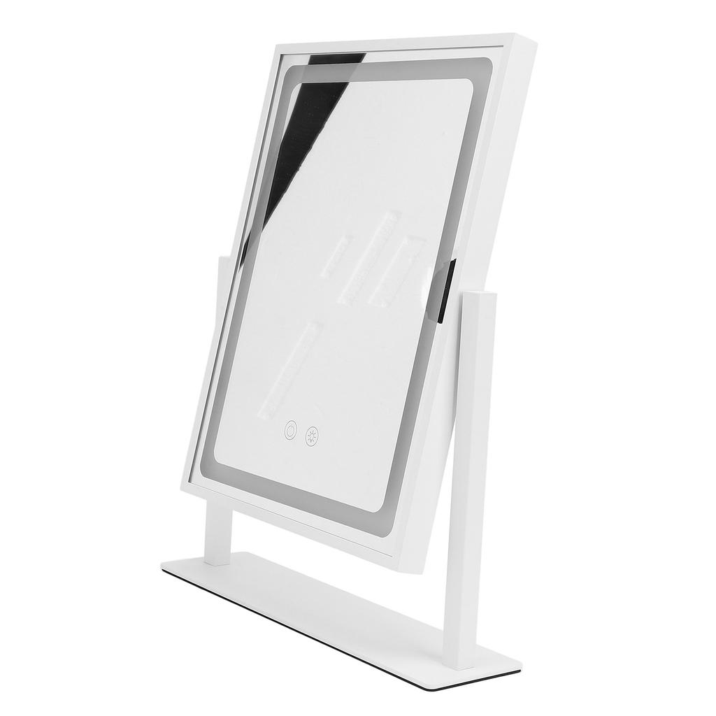 Vanity Mirror Touch Control 3 Color Modes Dimmable 360 Degree Rotation Makeup Mirror with LED Light