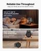 Greenhouse Heater, 2000W Electric PTC Space Heater with Fan, Low & High Heat Modes, 15° Adjustable Angle, Overheat Protection, Portable for Grow Tent,