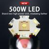 Yellow+White+Red Lights Lighting 1500M Flashlight 500W LED Torch Rechargeable Lamp Waterproof Torch Light COB Light