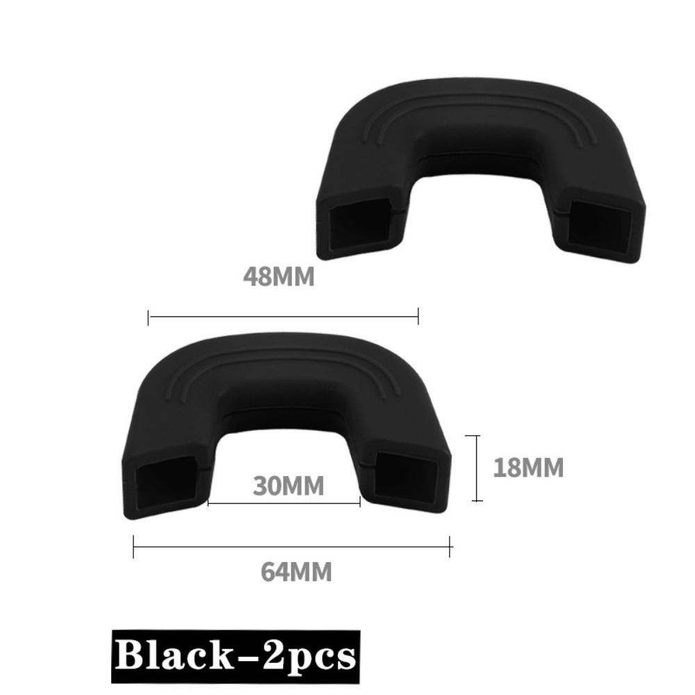 2pcs Silicone Pot Handle Cover Anti-Scald Non-Slip Pot Handle Grip Cover Pot Handle Grip Sleeve Frying Cast Iron Skillet Pan