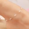 Accessories, Large and Small Pearl Alloy Bracelets Fashion Jewelry Handmade Beach Bracelets Footwear