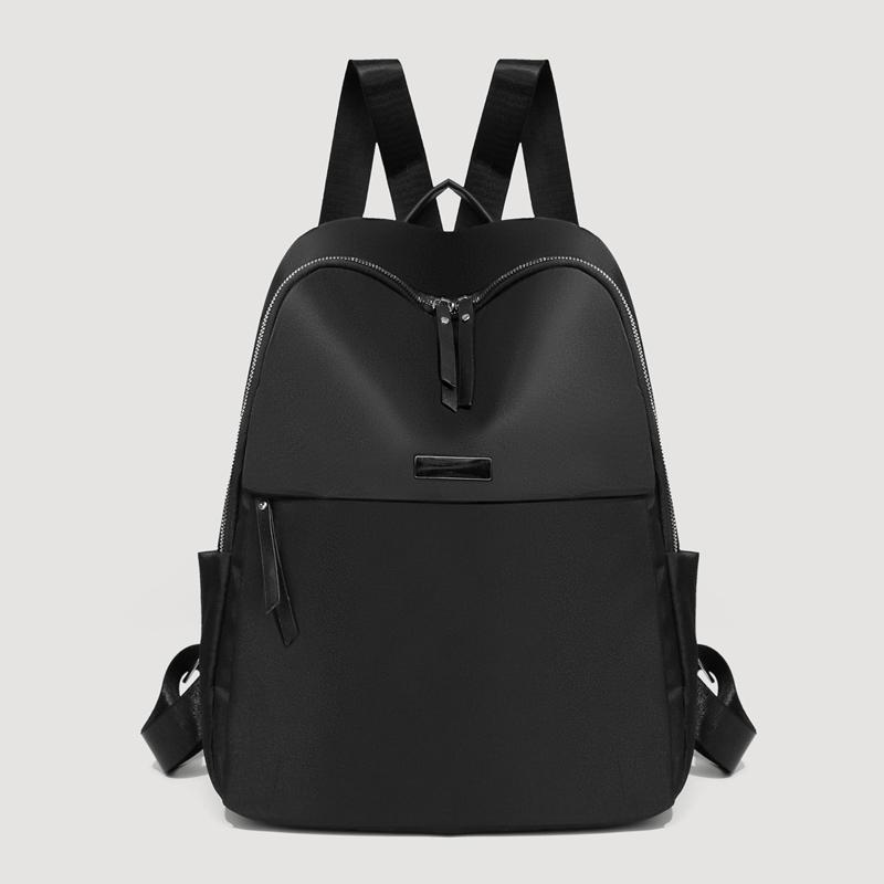 Oxford Women Travel Backpack Commuter Solid Color Backpack Student Schoolbag