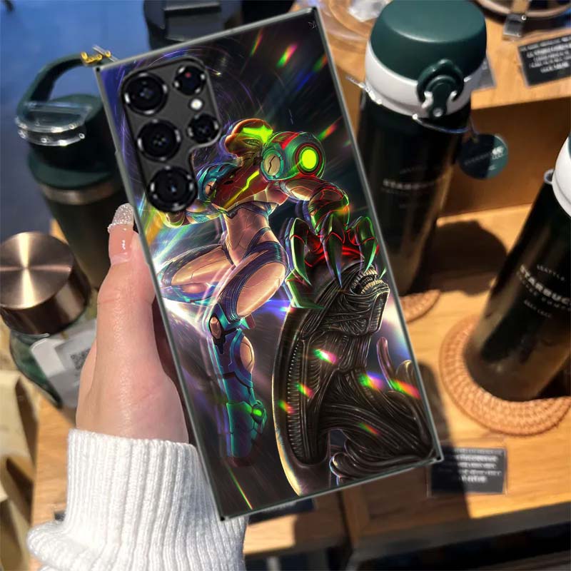 Game M-METROID Cases Phone Case for Samsung Galaxy S26 Ultra S25 Edge S24 S23 FE S21 Plus S20 S22 S10 Cover TPU Capa Shell Shock