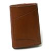 Chestnut bark (kurikawa) tochigi leather trifold wallet men's ladies trifold wallet folding wallet short wallet mini wallet compact genuine leather