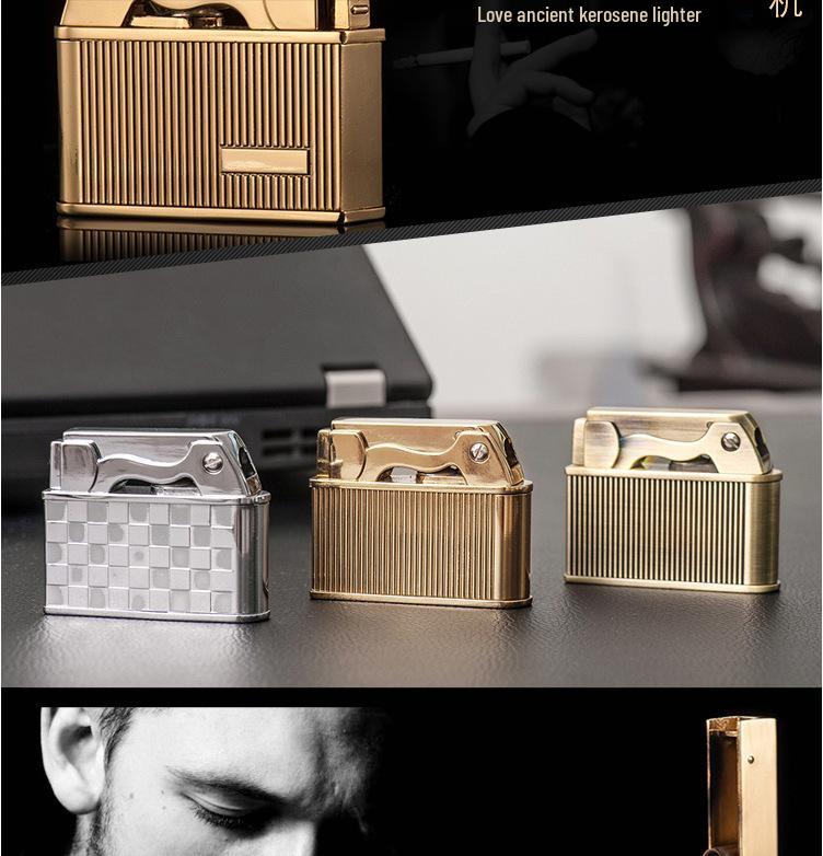 JOBON ZB612 Retro Kerosene Lighter with One-Key Ejection and Engraving