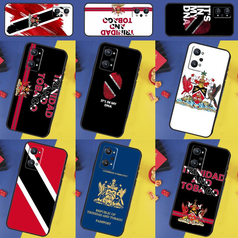 Trinidad and Tobago Flag For Realme 14 Pro Plus 13 10 11 12 GT 6 5 6T GT7 Pro C61 C55 C53 C51 C21Y C25S C67 C75 Case