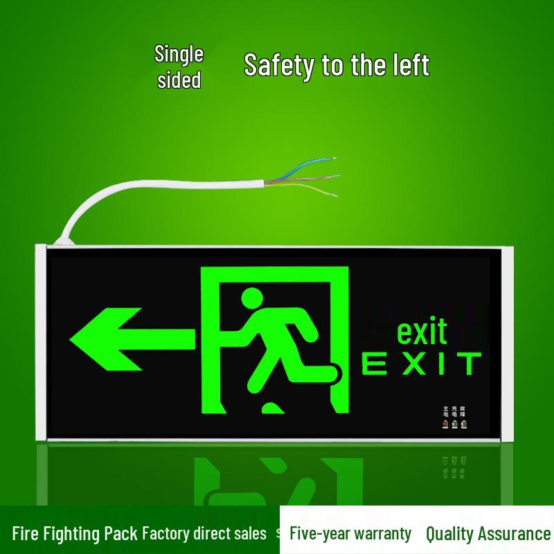 LED Emergency Exit Signs & Lights for Fire Evacuation