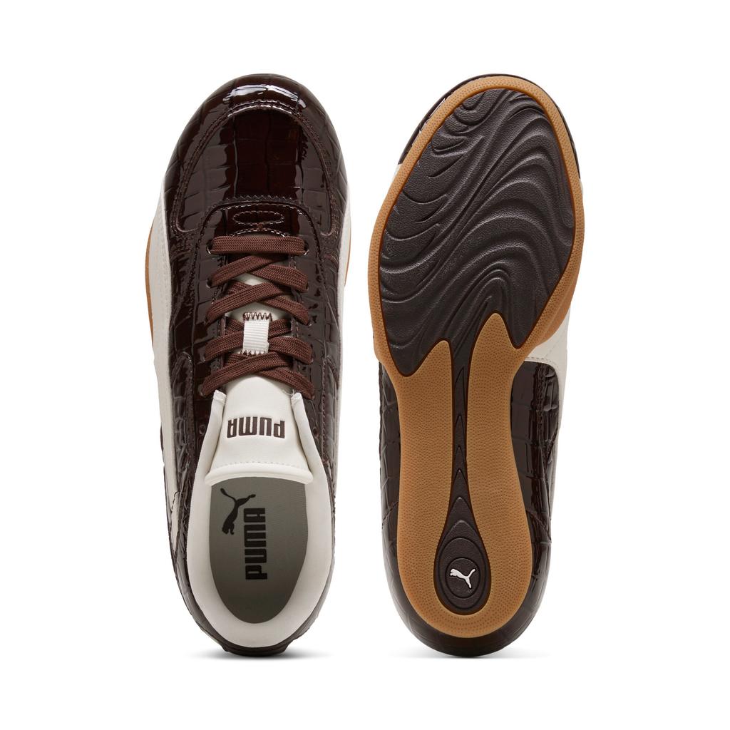 Puma Scarpe Casual Basse Comode e Resistenti Bella Mina Croc Sneakers da Donna Marrone Beige Bianco 407668-01