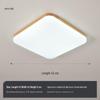 Nordic Ultra-Thin LED Ceiling Lamp - Modern Solid Wood Design for Bedroom, Living Room, Corridor, or Porch.