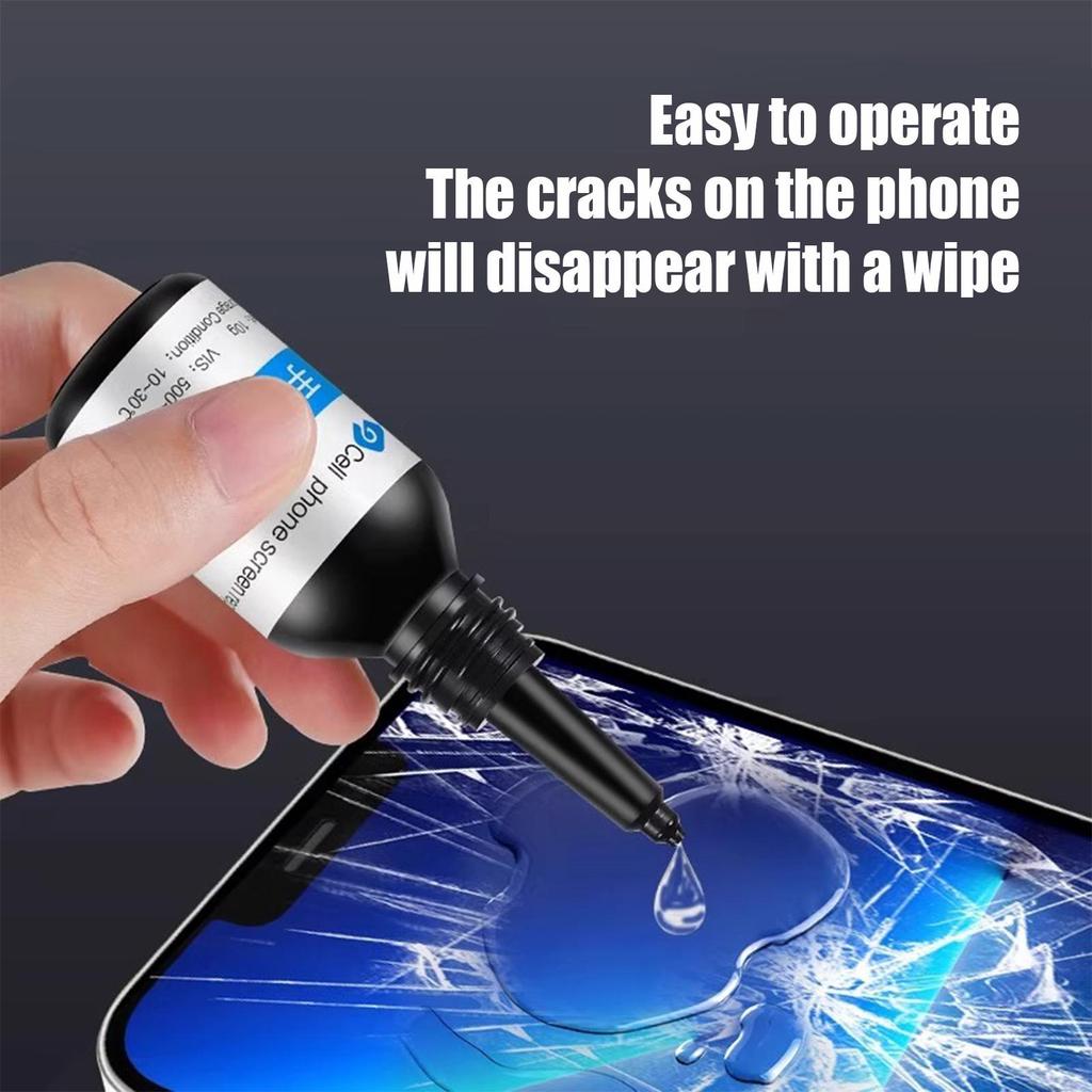 Płyn do naprawy szkła na pęknięcia Telefon Telefon Środek do usuwania rys i płyn do naprawy pęknięć Rozwiązania do pielęgnacji i konserwacji urządzenia mobilnego