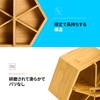 MEEDEN Pen Holder, Bamboo, 360-Degree Rotation, Desktop Pen Holder, Pen Rack, Pen Stand, Tool/Brush Storage, Stylish, Multifunctional, Convenient, Lar