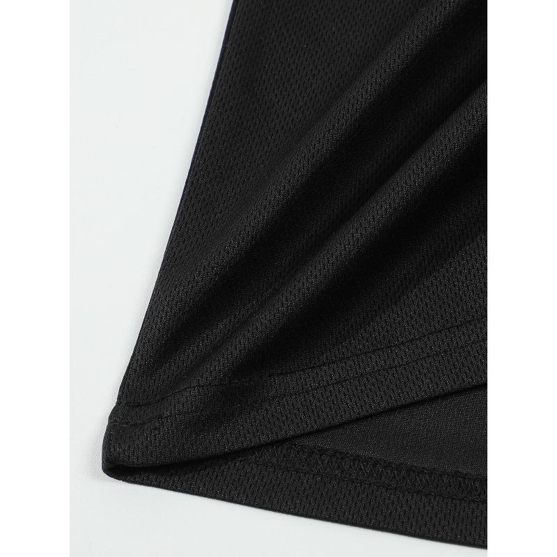 European Sizes Men's Trendy Minimalist Blank Short Sleeve T Shirts, Casual Basic Style Tops, Oversized Loose Breathable