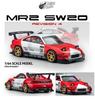 Micro Turbo 1:64 Mr-2 Sw20 Revizuirea 4 Roșualb #28 Model Mașină Diecast