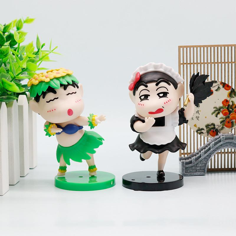 Pvc Funny Shinchan Series Toy Machine Ornament Decor For Children And Collectors