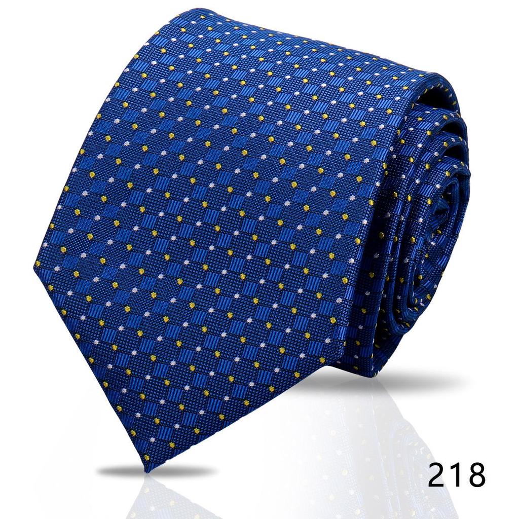 Men's High-Grade Black and Red Striped Silk Tie for Formal and Wedding Wear - 8CM