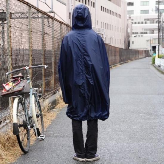 FAIRWEATHER Packable Rain Size Perfect for and Outdoor Unisex Poncho, Navy, L, Waterproof, Portable, Cycling, Camping, Travel, Festivals, Activities,