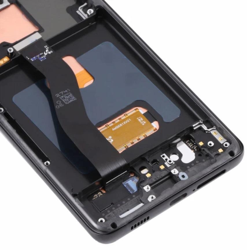 LCD-Display + Touchscreen Samsung Galaxy S21 Ultra 5G Sm-G998B OLED Schwarzer Rahmen