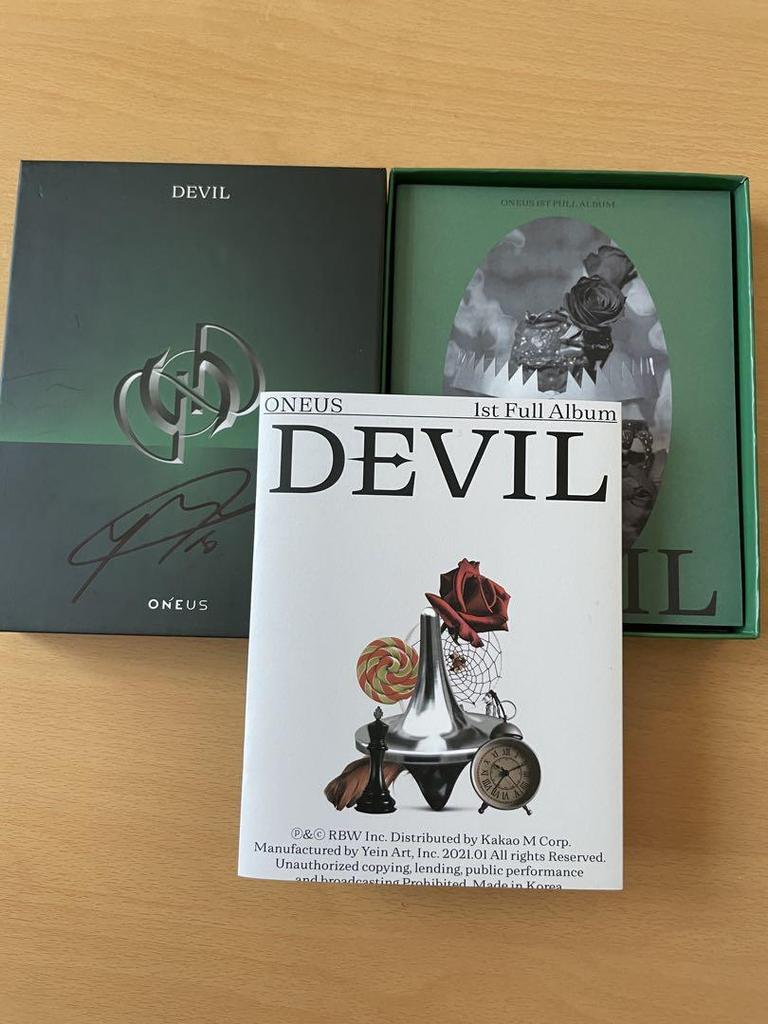 [USED] ONEUS DEVIL Fanun Signed CD (2 versions)
