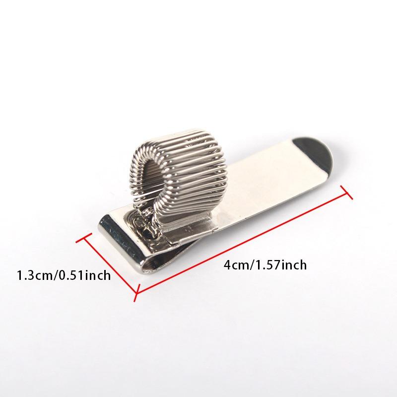 

5PC Single/Double/Triple Hole Metal Spring Pen Holder With Pocket Clip Portable Doctors Nurse Uniform Pen Holder Office Supplies