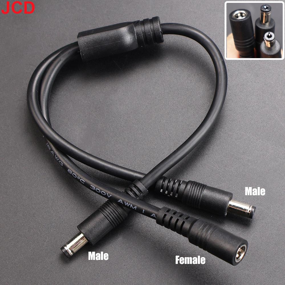 10A 18awg 19V 24V 12V 2 Way DC 1 Male to 2 Male Female Splitter Connector Power Supply Adapter Extension Cable 5.5x2.1mm Plug m