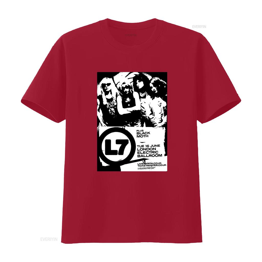 New L7 Band Concert Tour T Shirt White All Sizes S 5xl Vintage Comfortable Unisex Graphic Top For Everyday Wear