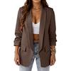 Women Trench Coat Open Front Cardigan Jacket Coat Shawl Cape Cloak Mantle Plus