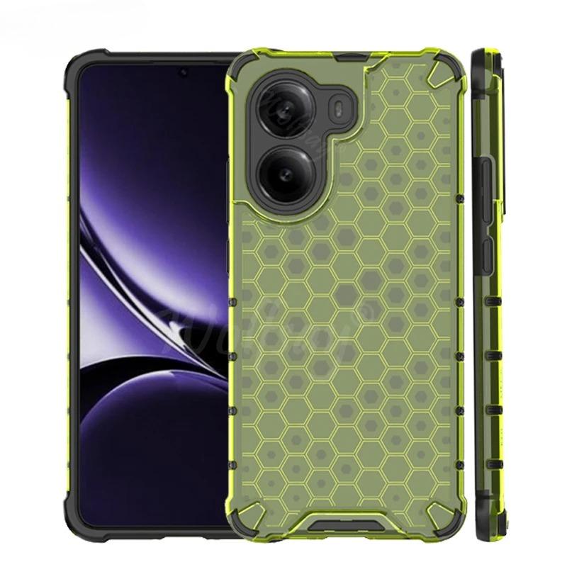 Shockproof Transparent Case For Xiaomi Poco X7 Pro Honeycomb Armor Full Back Case For Poco X7 Pro Case Cover For Poco X7 Pro 5G