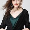 Women's Summer Sun Protection Cardigan - Lightweight, Mid-Length Wool Knit with Skirt, Three-Quarter Sleeve, Ice Silk Outerwear