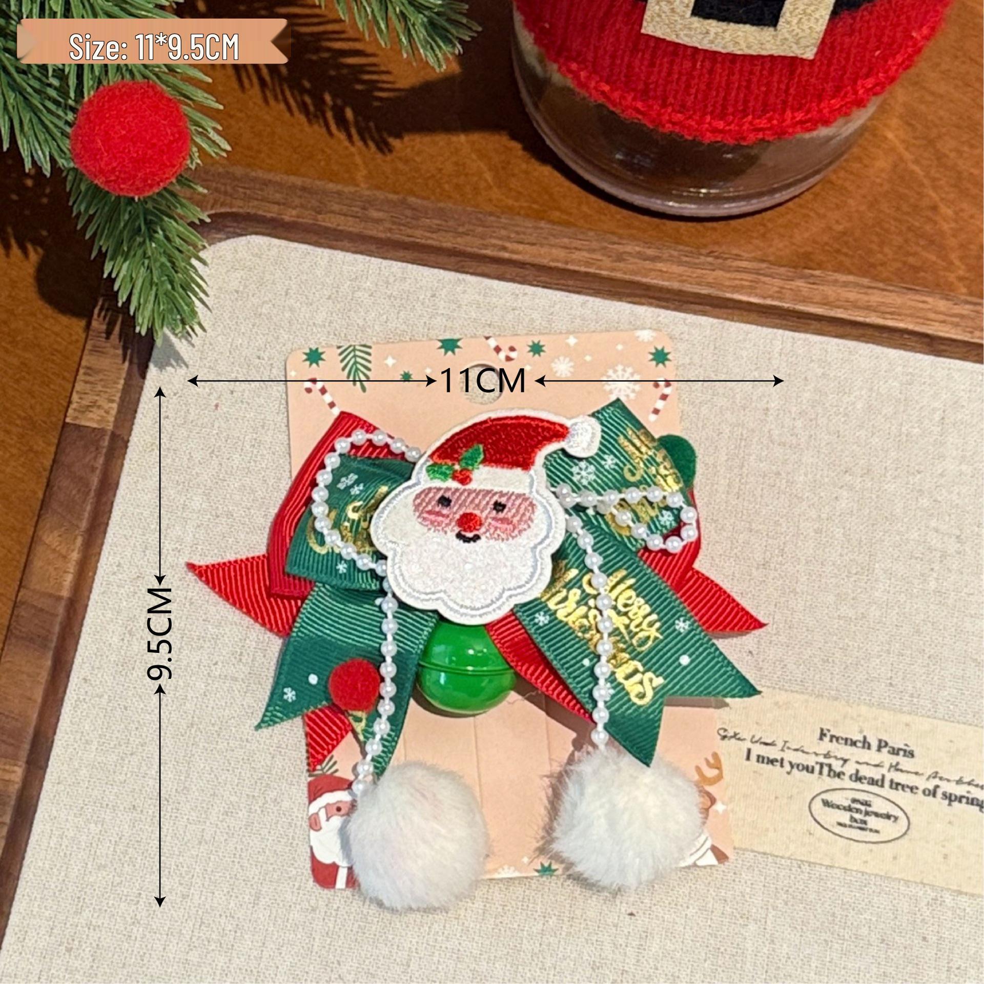 Children s Christmas Hair Clips and Accessories: Cute, Versatile Bangs Clips and Ponytail Ties for Holiday Photos
