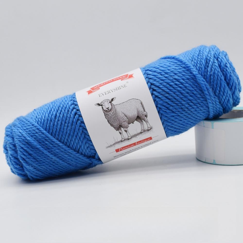 3 balenia hrubej priadze z merino vlny (100g/3.53oz Na klbko) – 110m/120yd Viacfarebná mäkká pletacia a háčkovacia priadza na DIY remeslá Teplé ručne vyrobené potreby