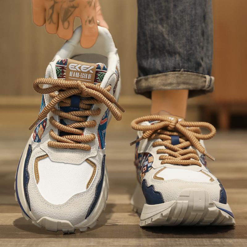 Pánské boty Tenisky Pánské tenisky Luxusní boty Pánské ležérní Trenér Závody Prodyšné módní povaleče na běhání Boty pro muže