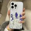 Flower Phone Case for iPhone 17 16 15 14 13 12 11 Pro Max Plus Air Mini 16E ProMax Transparent Case