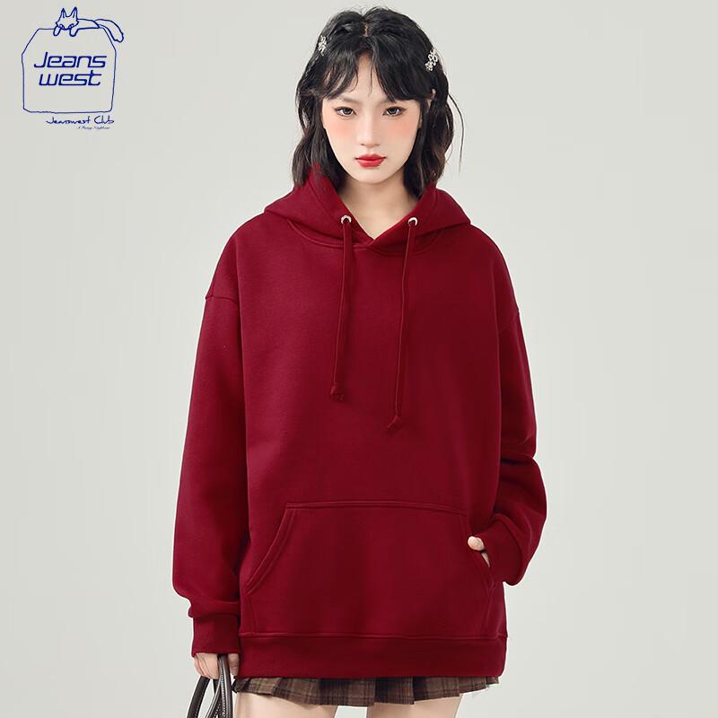JEANSWEST CLUB Women's Versatile Hooded Sweatshirt