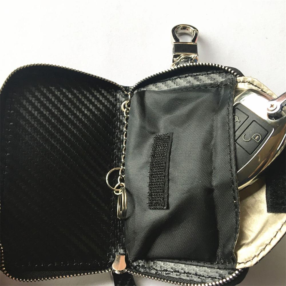 Étui Bloqueur de Signal pour Clé de Voiture Bloquant la RFID Cage de Faraday Pochette Fob Sac sans Clé
