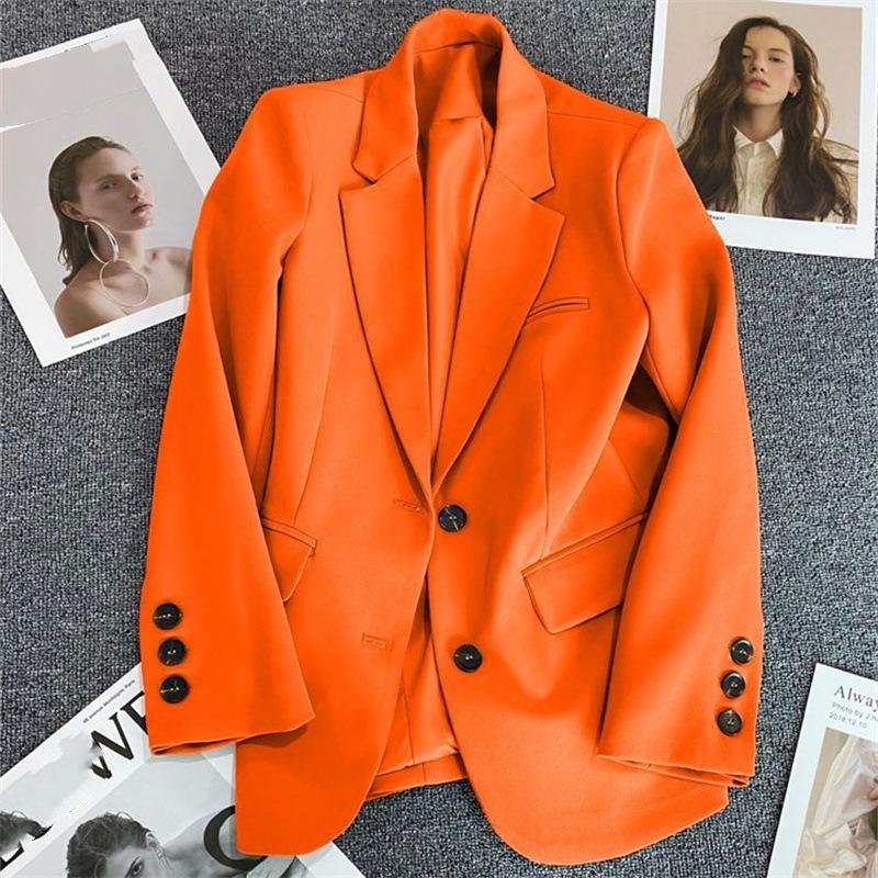 Four Seasons Women's Khaki Suit Jacket Spring Autumn CollectionElegant High-End Street Style for The Leisure Season