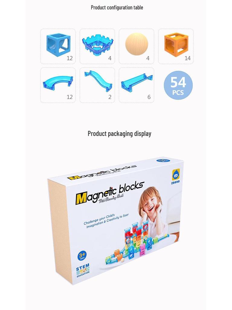 Ciwon Magnetic Building Blocks: Educational Toys for Early Learning and Parent-Child Interaction.