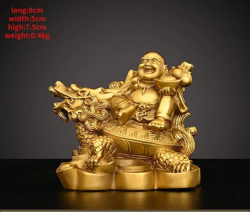 Feng Shui Copper Maitreya Buddha Ornament